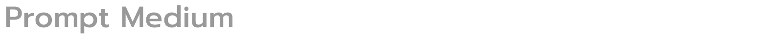 Prompt font preview
