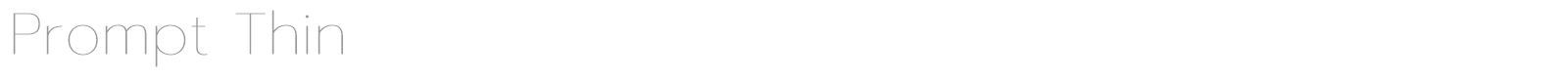 Prompt font preview