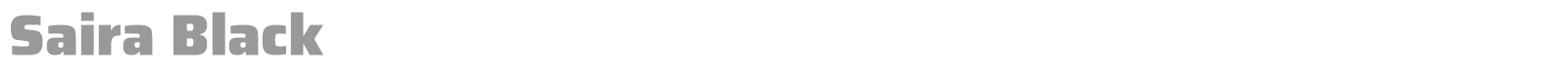 Saira font preview