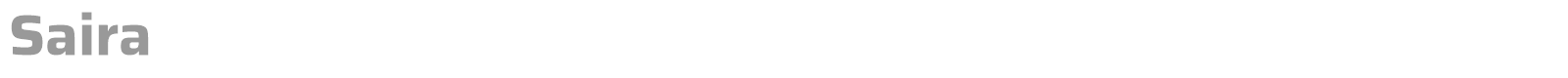 Saira font preview