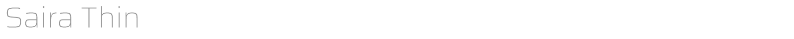 Saira font preview