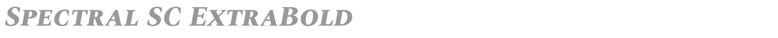 Spectral SC font preview