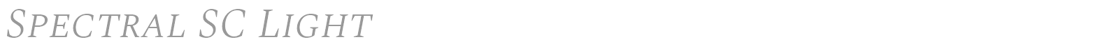 Spectral SC font preview