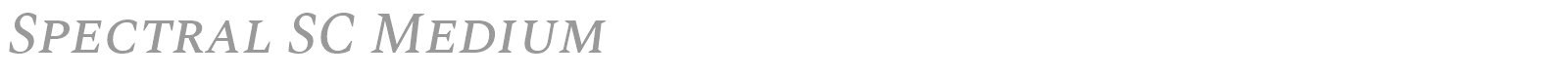 Spectral SC font preview