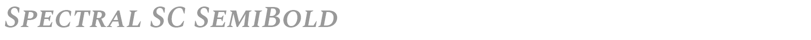 Spectral SC font preview