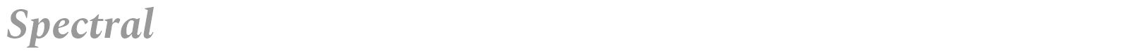 Spectral font preview
