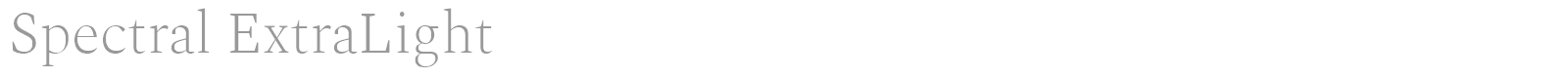Spectral font preview