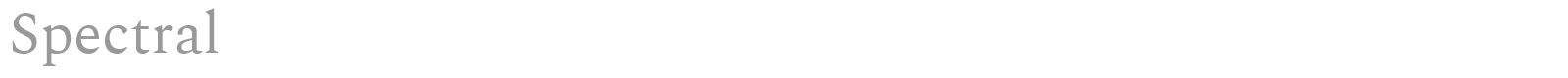 Spectral font preview