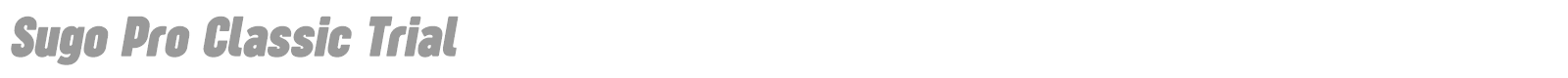 Sugo Pro Classic font preview