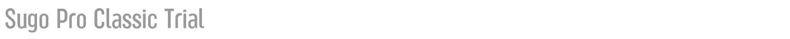 Sugo Pro Display font preview