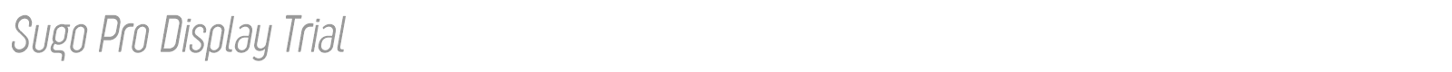 Sugo Pro Display font preview