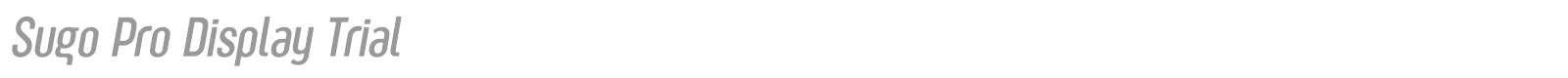 Sugo Pro Display font preview