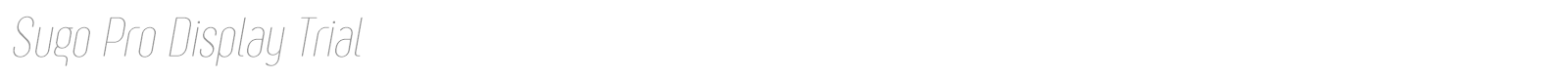 Sugo Pro Display font preview