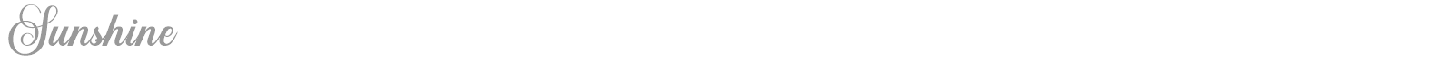 Sunshine font preview