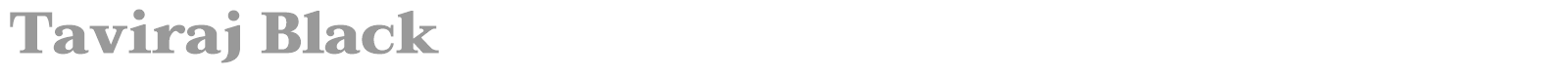 Taviraj font preview