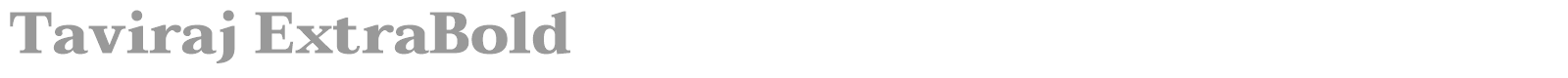 Taviraj font preview