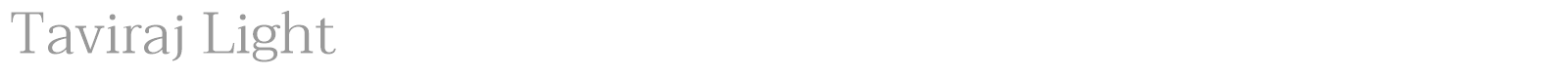 Taviraj font preview