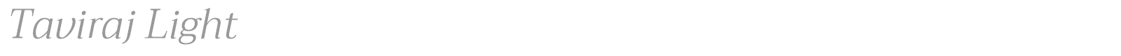 Taviraj font preview