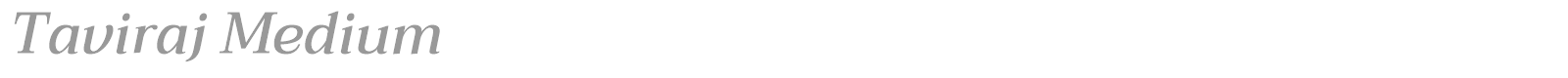 Taviraj font preview