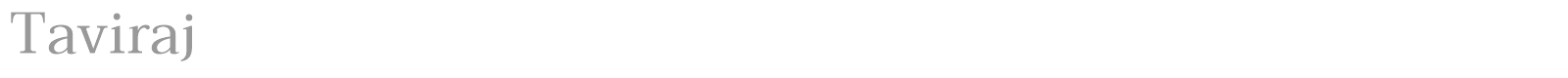 Taviraj font preview