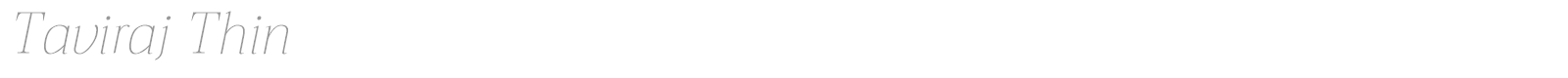 Taviraj font preview