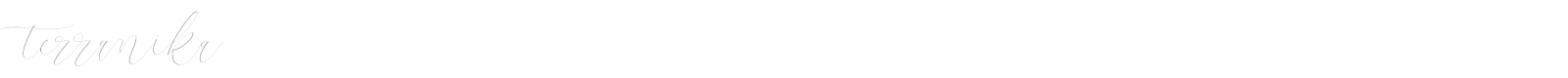 Terranika font preview
