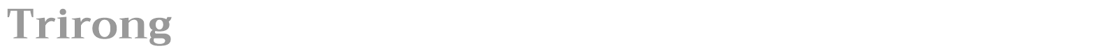 Trirong font preview