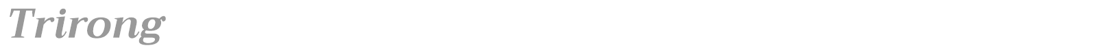 Trirong font preview