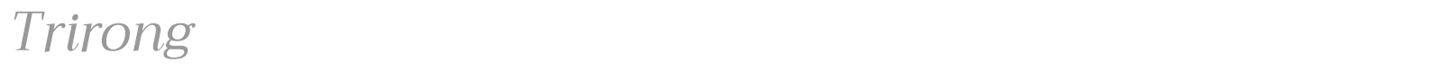 Trirong font preview