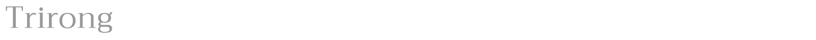 Trirong font preview