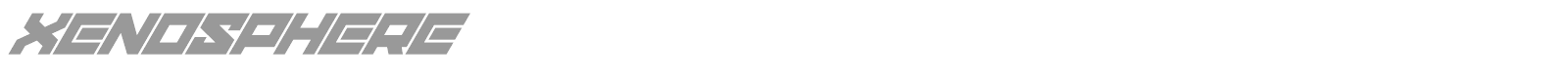 Xenosphere font preview