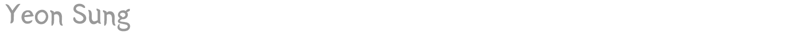 Yeon Sung font preview