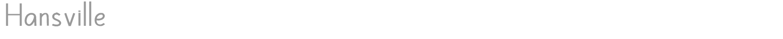Hansville font preview