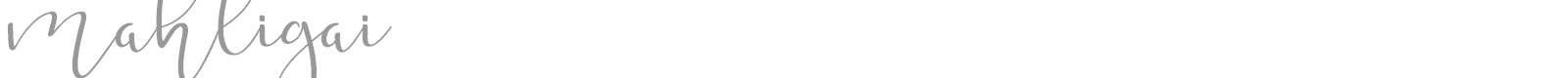Mahligai font preview