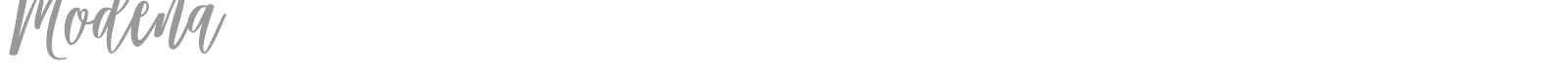 Modena font preview