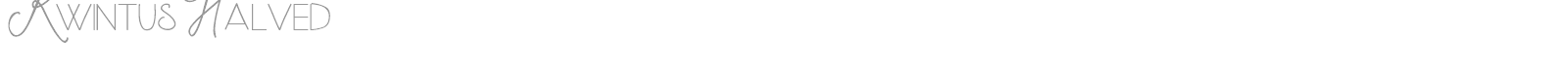 Kwintus Halved font preview