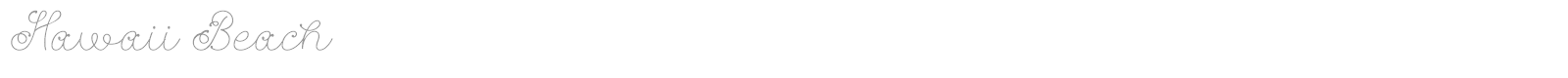 Hawaii Beach font preview