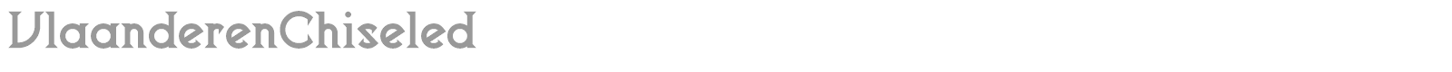 Vlaanderen font preview