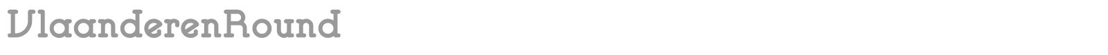 Vlaanderen font preview