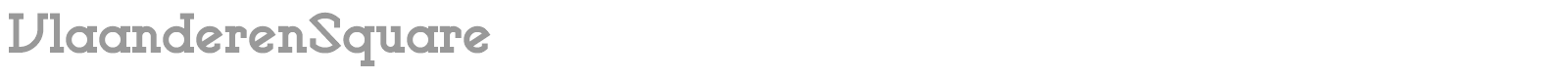 Vlaanderen font preview