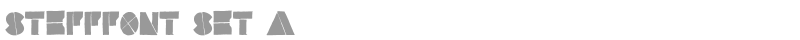 Stefffont font preview