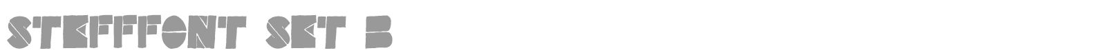 Stefffont font preview