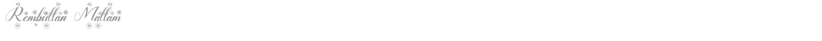 Rembullan Mallam font preview