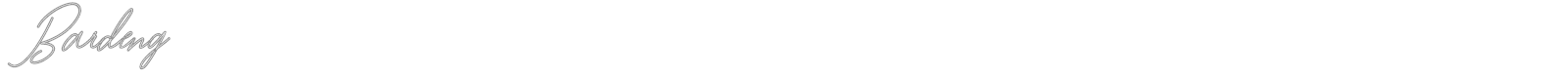 Bardeng font preview