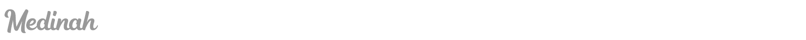 Medinah font preview