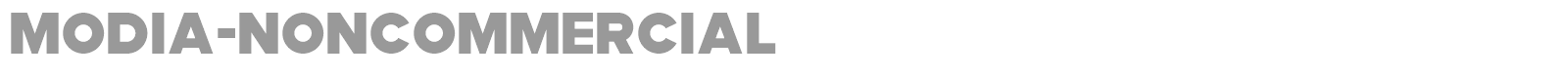 Modia font preview