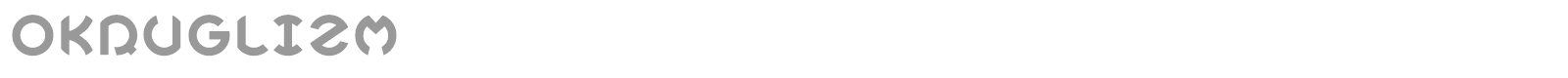 Okruglizm font preview