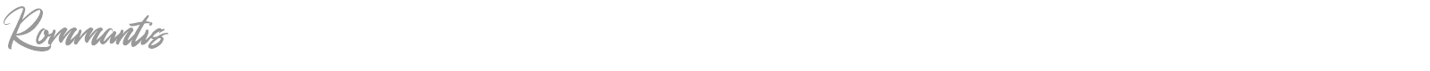 Rommantis font preview