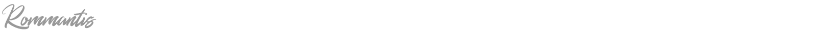 Rommantis font preview
