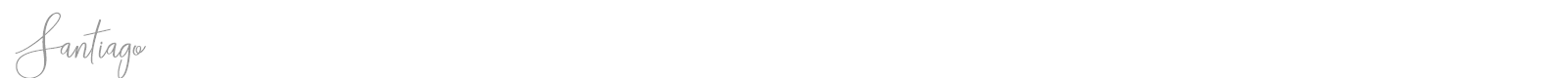 Santiago font preview